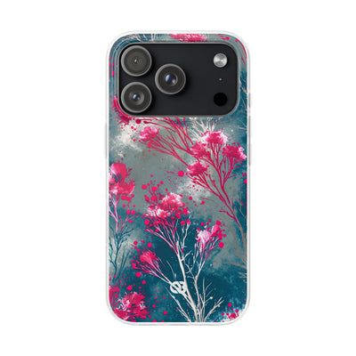 Cyber Blossom · Lite Phone Case for iPhone ·  Teal