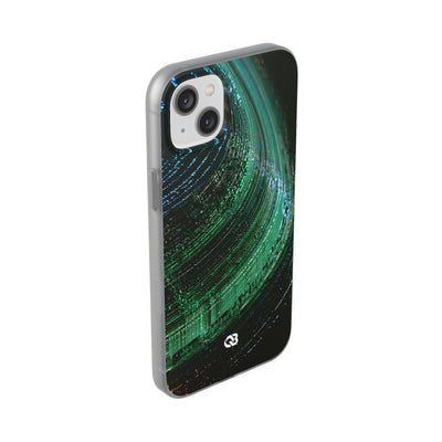 Orbital Data Stream · Lite Phone Case for iPhone ·  Green