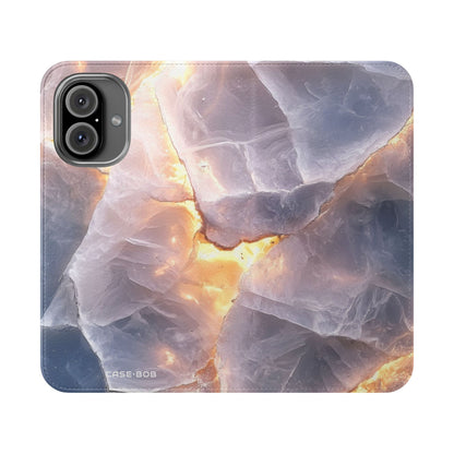 Crystal Veins Glow - iPhone 16  Case - Wallet