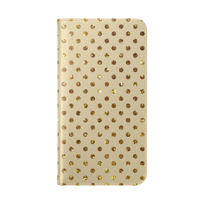 Golden Sparkle - Samsung S23+ Case - Wallet