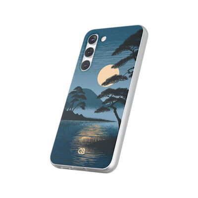 Blue Lite Phone Case for Samsung - Midnight Kyoto Pine