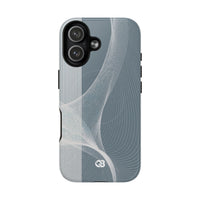 Grey Tough 2.0 Magsafe Phone Case for iPhone - Slate Mesh Horizon