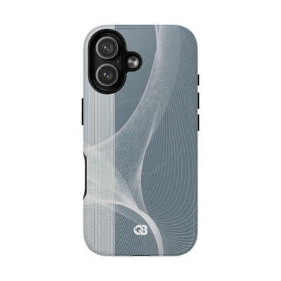 Grey Tough 2.0 Magsafe Phone Case for iPhone - Slate Mesh Horizon