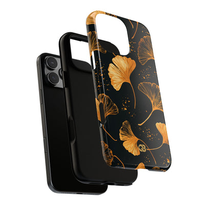 Gilded Ginkgo · Tough Phone Case for iPhone · Gold