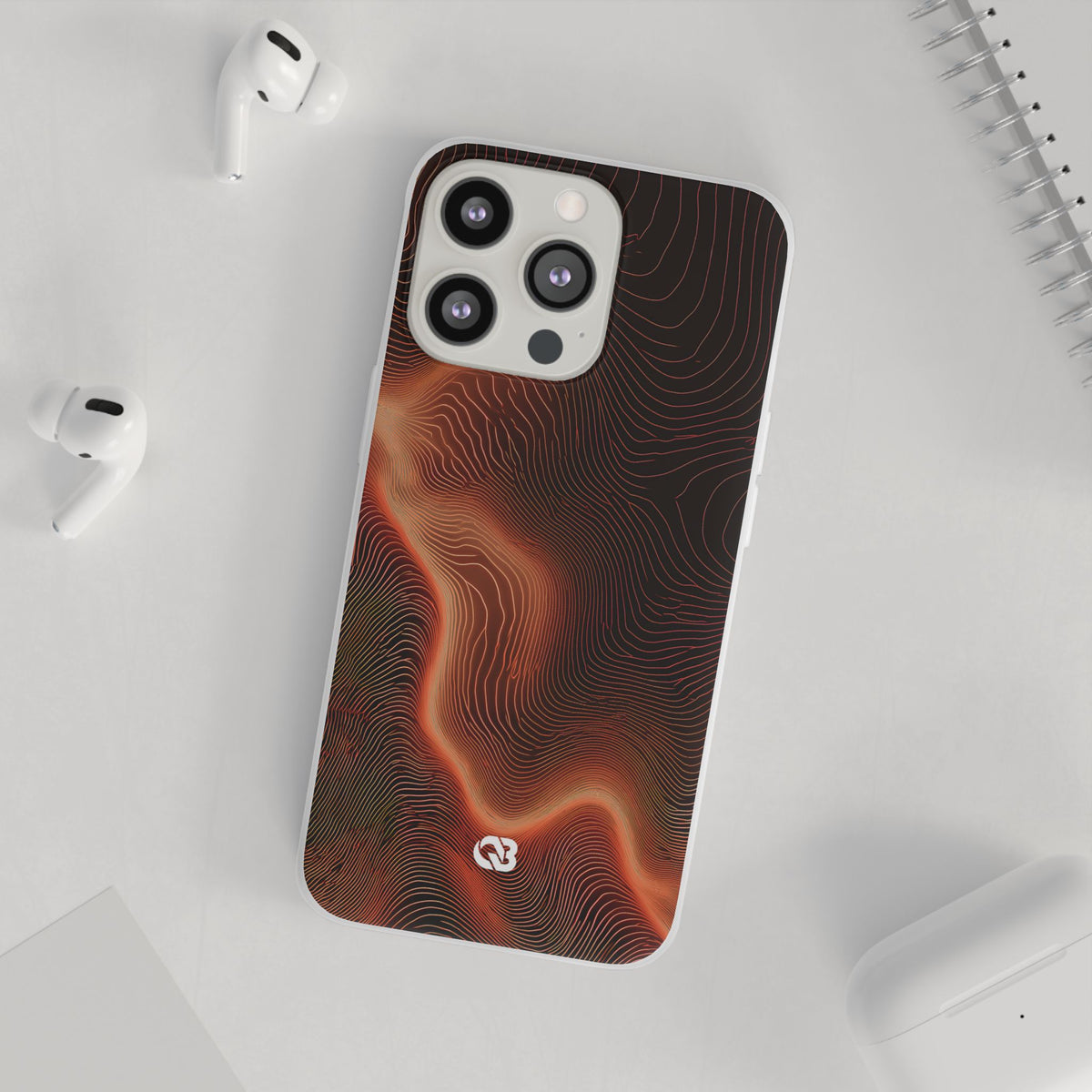 Caldera Ridge · Lite Phone Case for iPhone ·  Orange