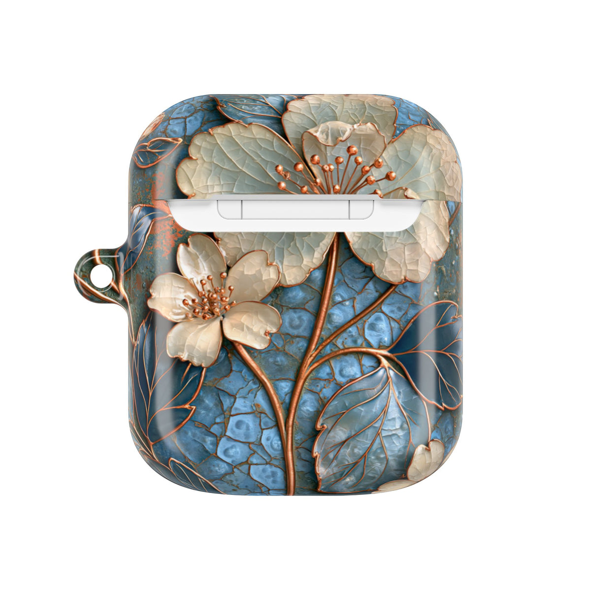 Gilded Blossom Reverie · Hard Case for AirPods & AirPods Pro · Teal