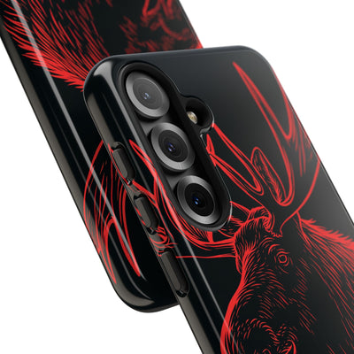 Nordic Elk · Tough Phone Case for Samsung · Black