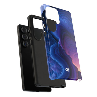 Radiant Strata · Tough Phone Case for Samsung · Blue
