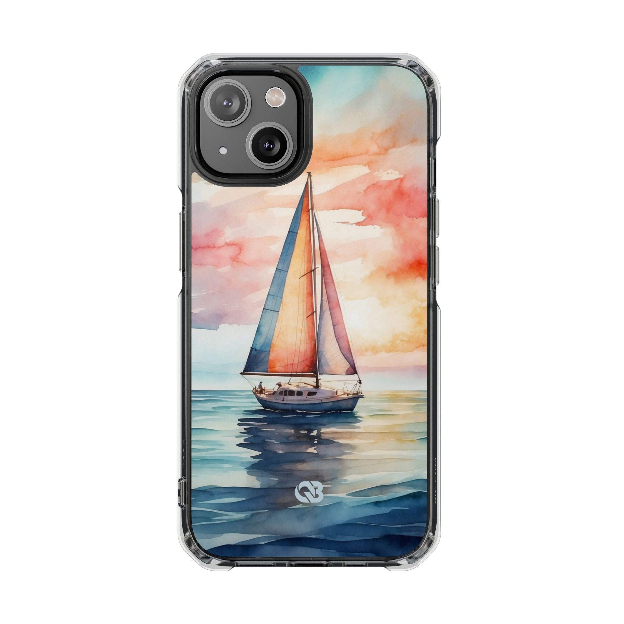 Crimson Horizon Sail · Impact Phone Case for iPhone · Magsafe
