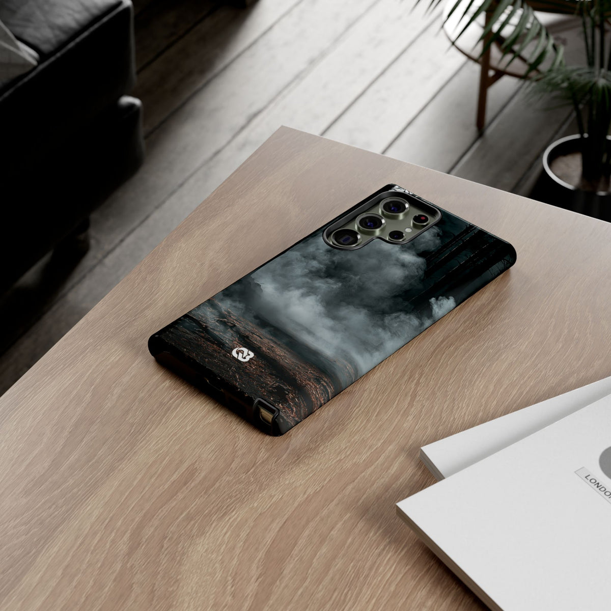 Shadowed Pine Mist · Tough Phone Case for Samsung · Black