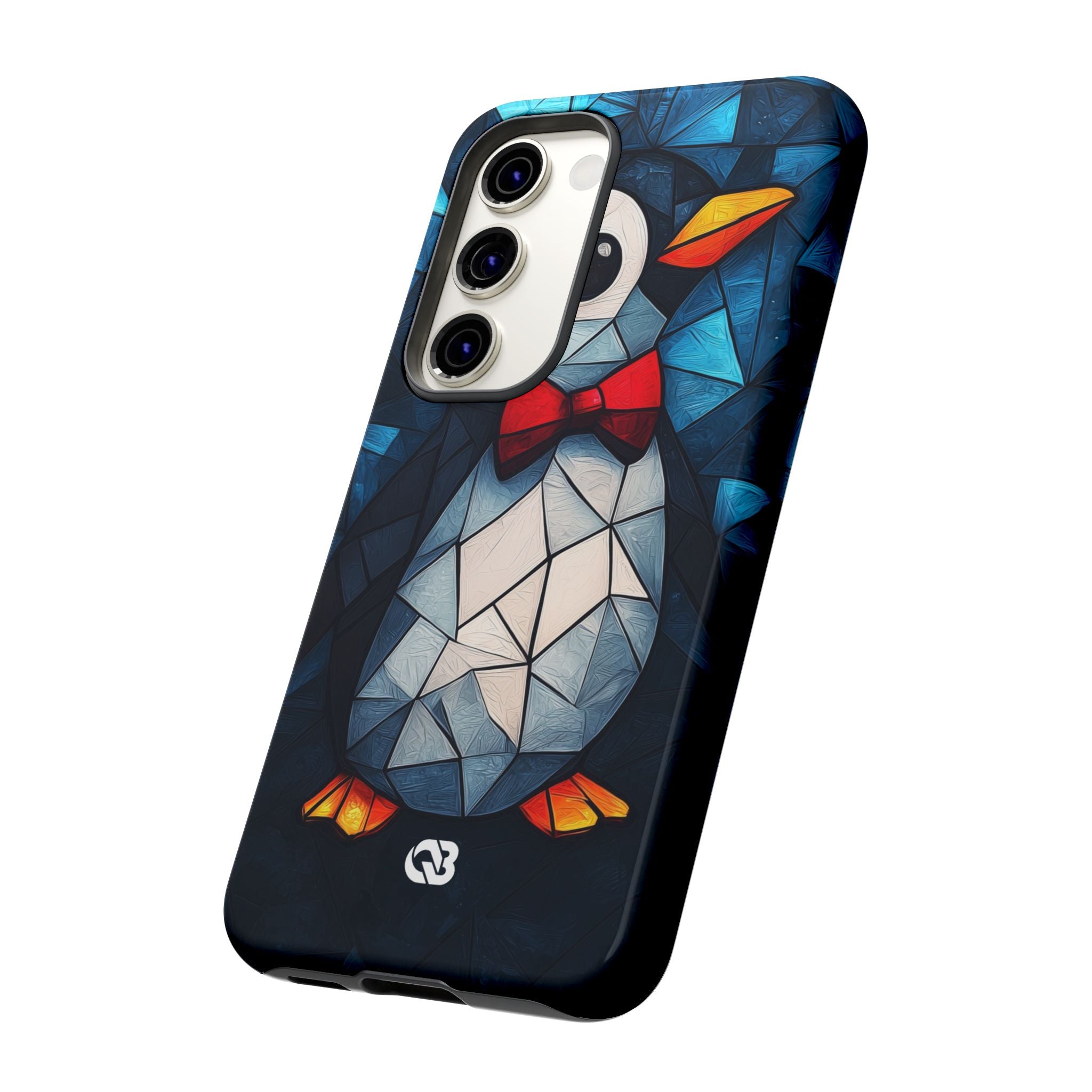 Mosaic Bowtie Penguin · Tough Hoesje voor Samsung