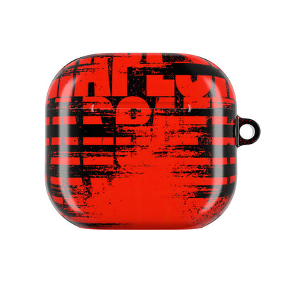 Crimson Redaction · Hard Case for AirPods & AirPods Pro · Black