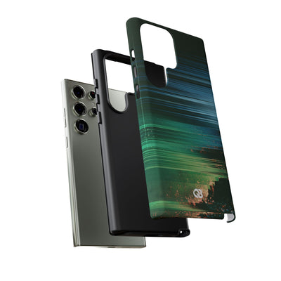 Digital Shoreline Drift · Tough Phone Case for Samsung · Teal