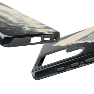 Blue Tough Phone Case for Samsung - Frozen Navy Monolith