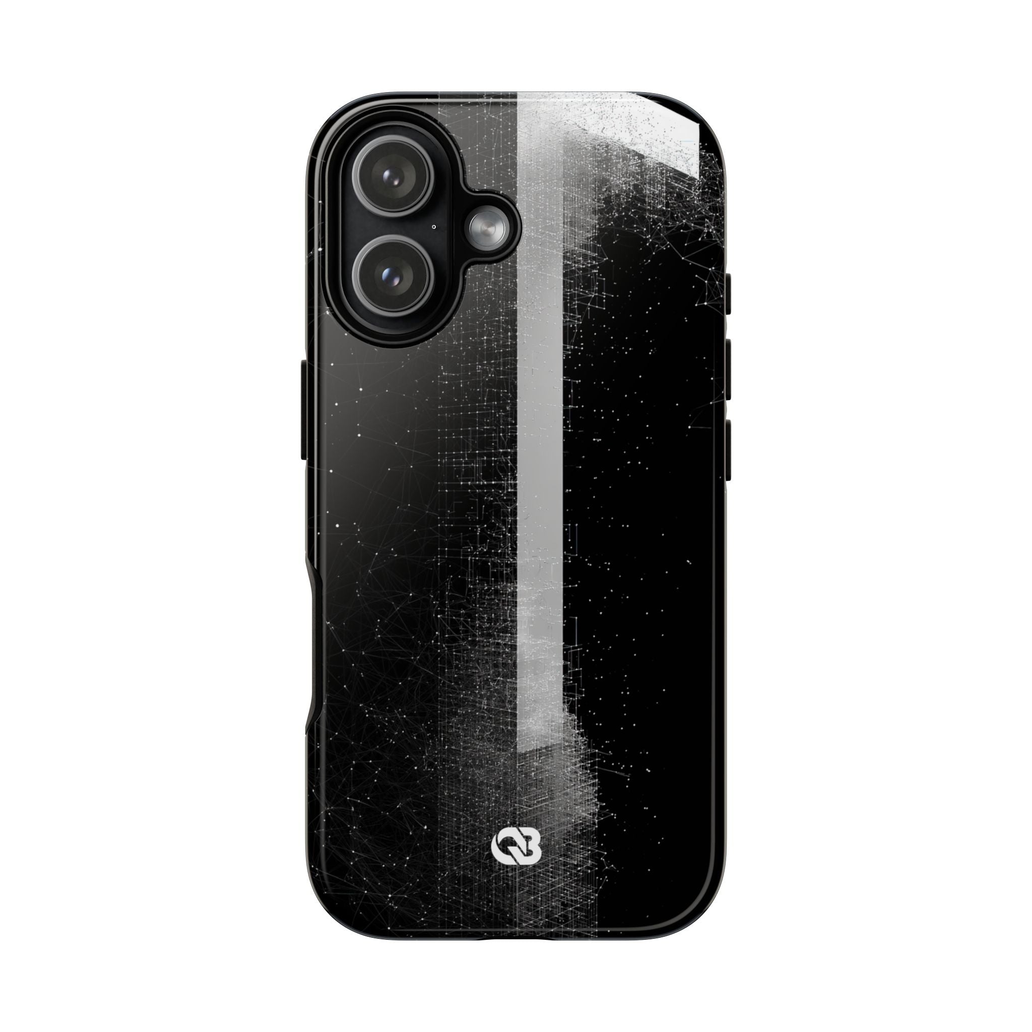Black Tough Phone Case for iPhone - Vector Core Monolith
