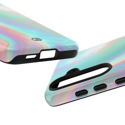 Prismatic Liquid Light · Tough Phone Case for Samsung · Teal