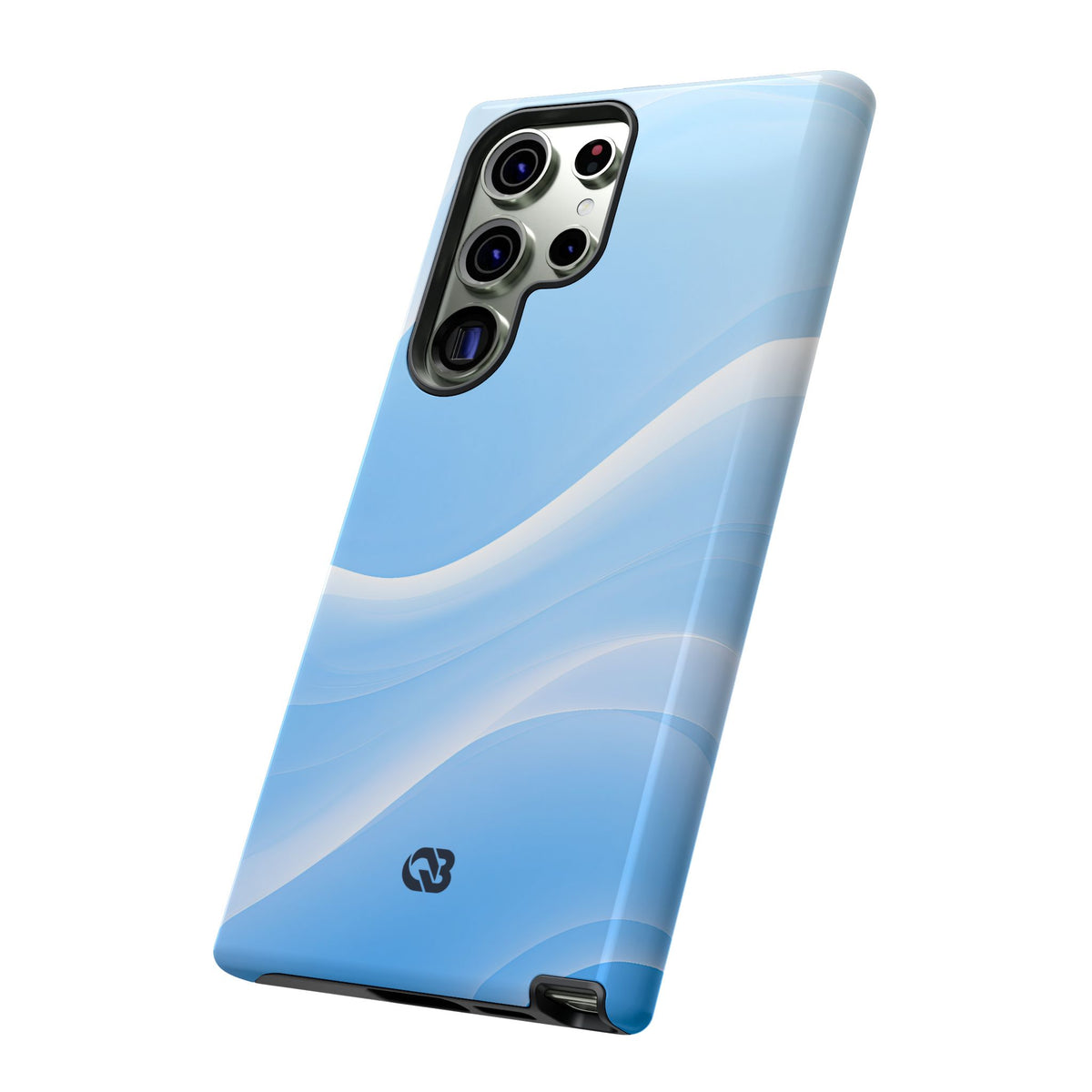 Glacial Contour Flow · Tough Phone Case for Samsung · Blue