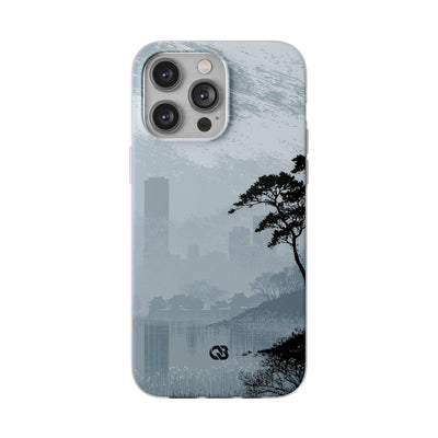 Grey Lite Phone Case for iPhone - Steel Slate Zen