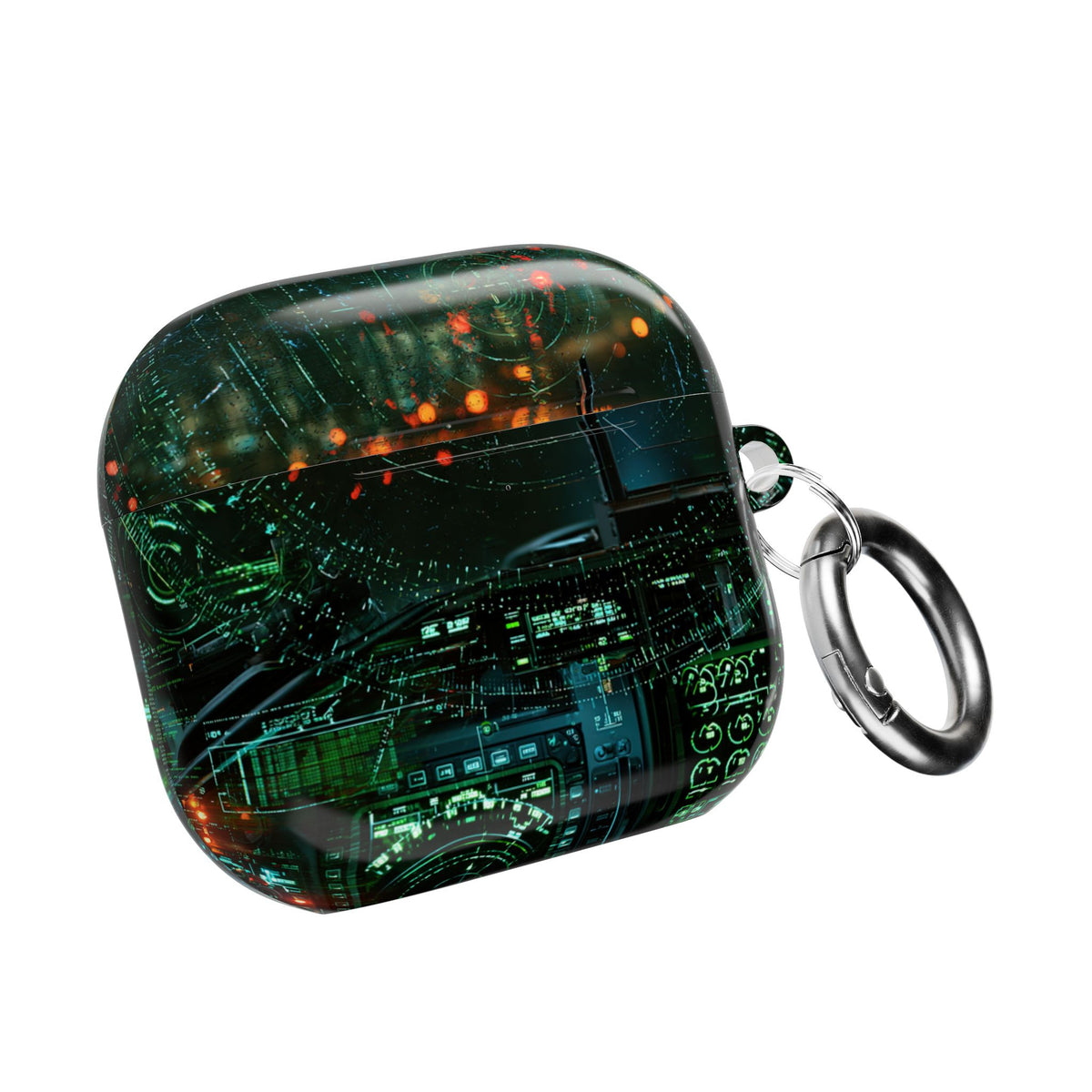 Tactical Avionics HUD · Hard Case for AirPods & AirPods Pro · Green