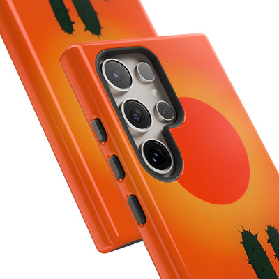 Scorched Saguaro Sunset · Tough Phone Case for Samsung