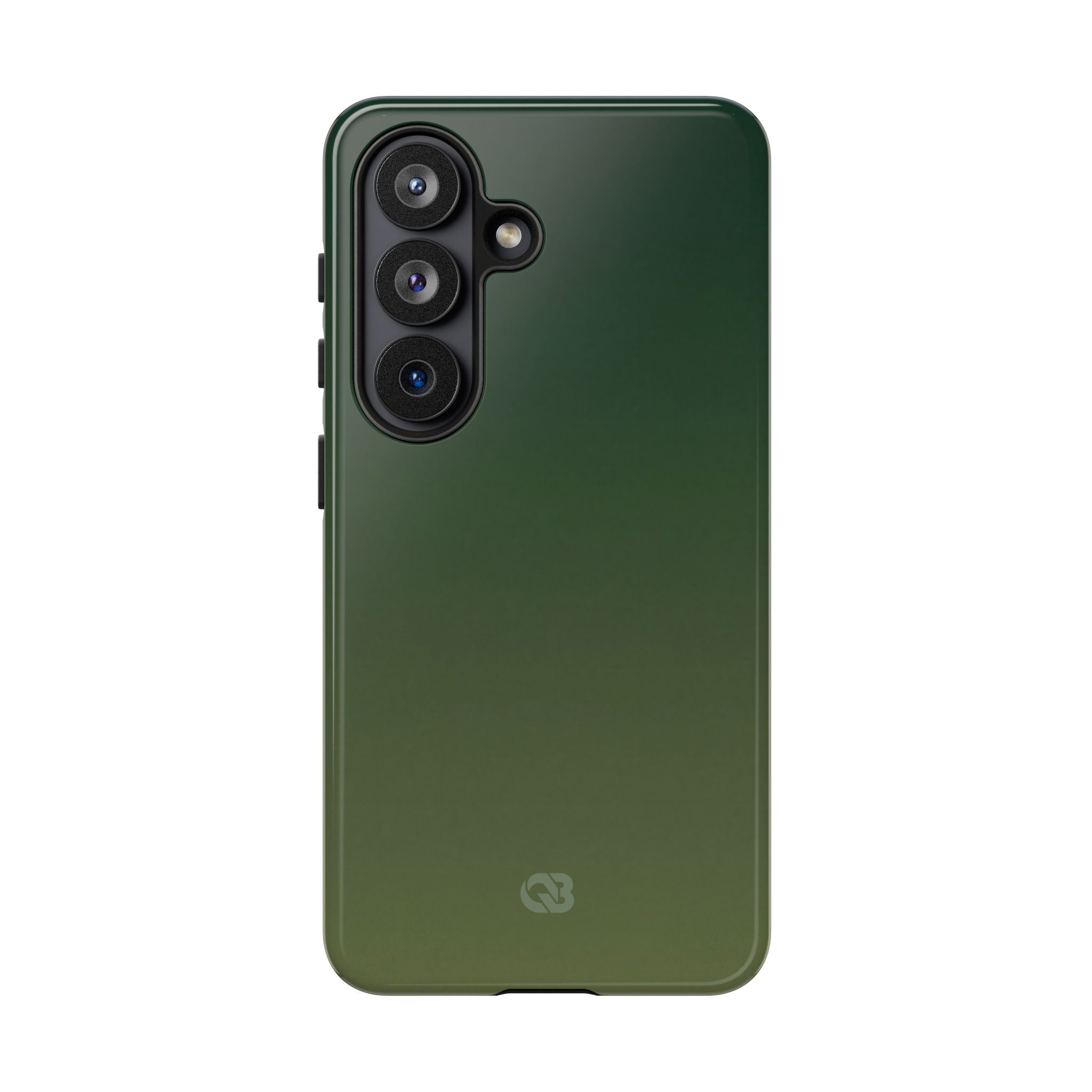 Green Tough Phone Case for Samsung - Shadow Moss Grain