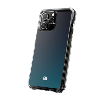 Abyssal Midnight · Clear Impact Magnetic Phone Case for iPhone · Blue