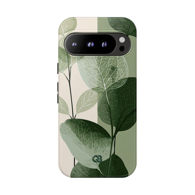 Layered Eucalyptus Study · Tough Phone Case for Pixel ·  Green