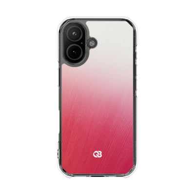 Rose Haze · Clear Impact Magnetic Phone Case for iPhone · Pink