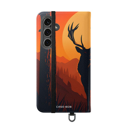 Stag Sunset - Samsung S24 Plus Case - Lompakkokotelo