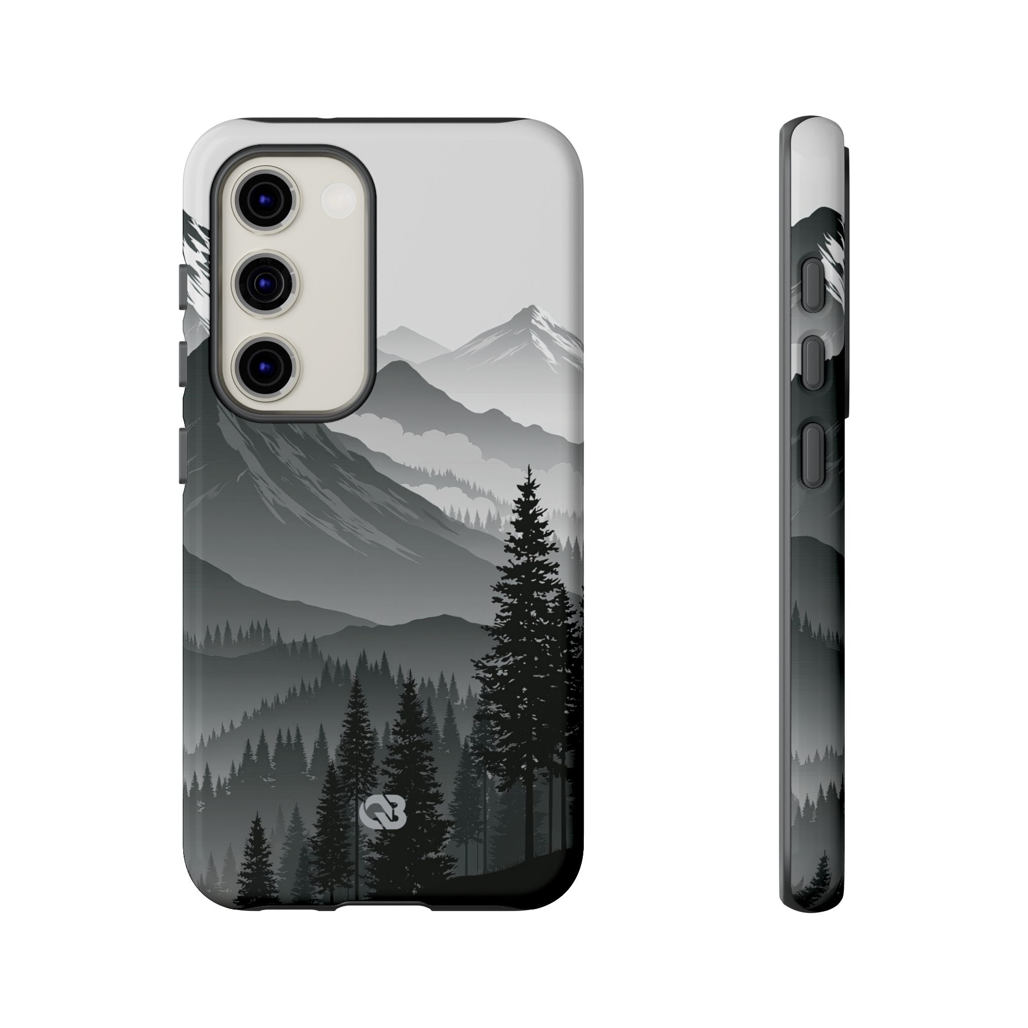 Grey Tough Phone Case for Samsung - Granite Ridge Mist