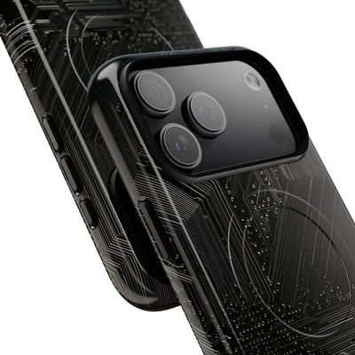 Obsidian Circuitry · Tough 2.0 Magnetic Phone Case for iPhone · Black