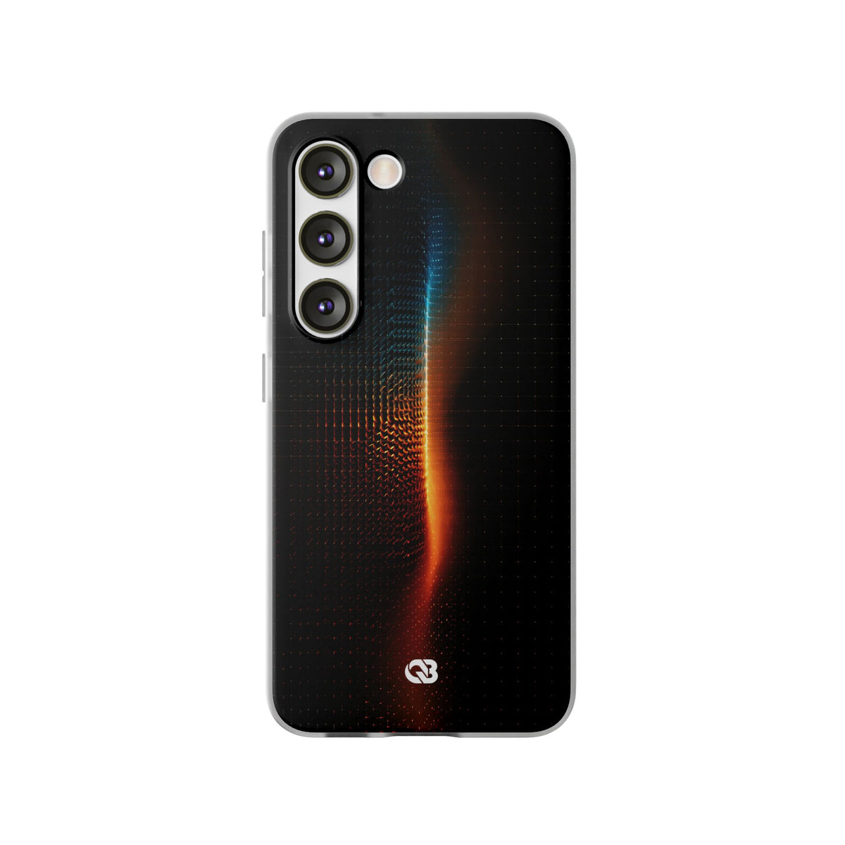 Luminous Refraction Grid · Lite Phone Case for Samsung · Black