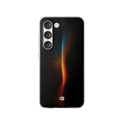 Luminous Refraction Grid · Lite Phone Case for Samsung · Black