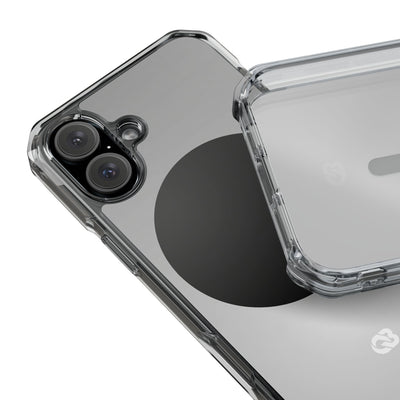 Grey Impact MagSafe Phone Case for iPhone - Matte Onyx Sphere