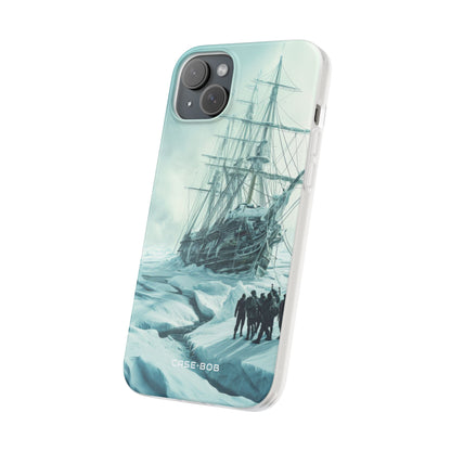 Icebound Ship iPhone 15 Plus Case - Soft