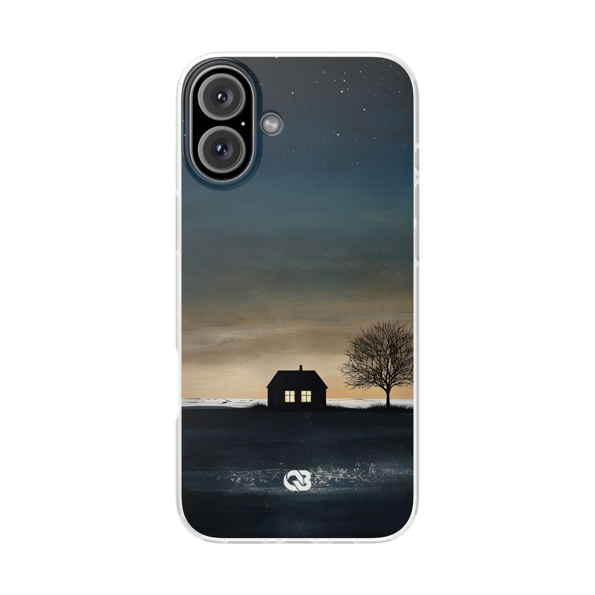 Midnight Cabin Glow · Soft Phone Case for iPhone