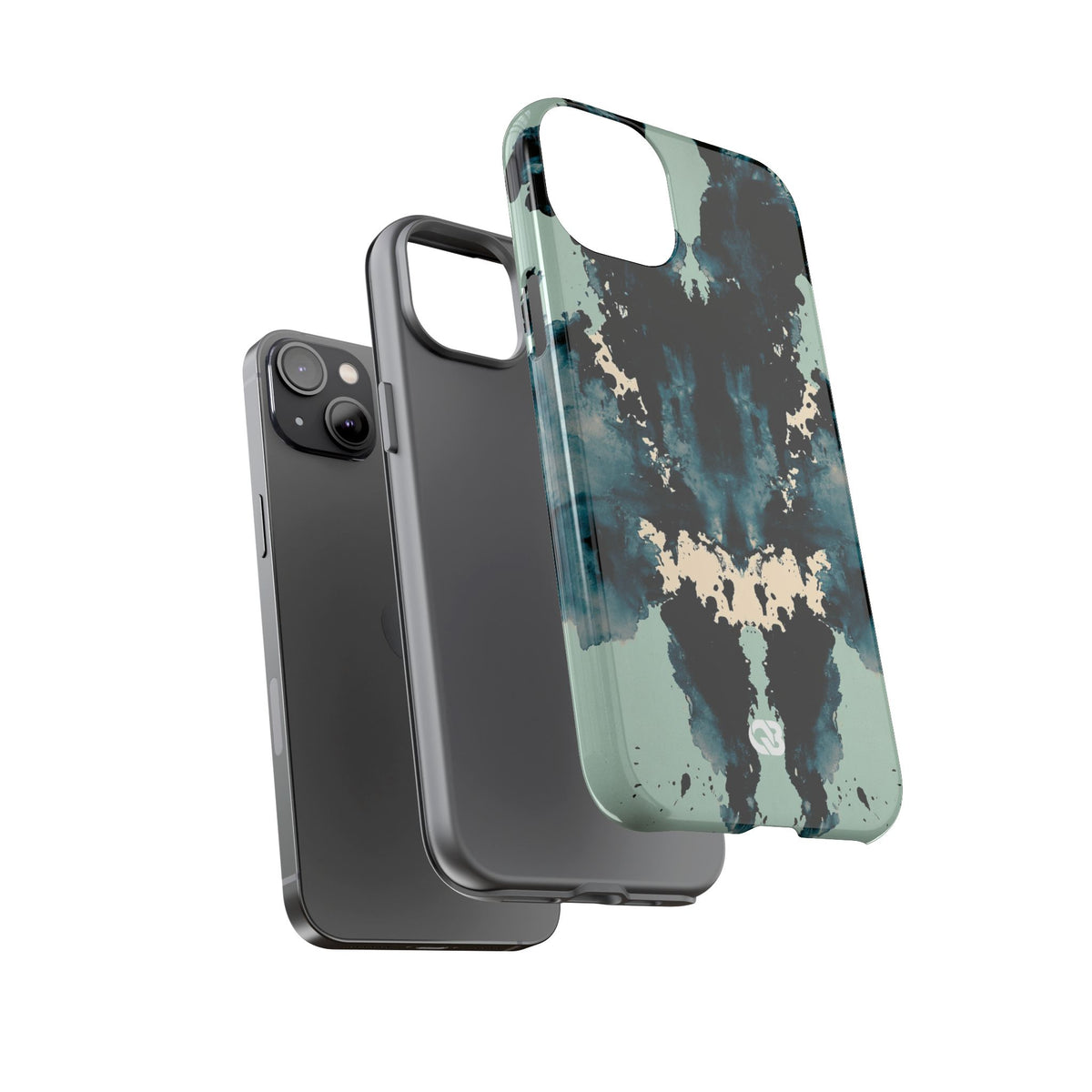 Rorschach Ink Void · Tough Phone Case for iPhone · Black