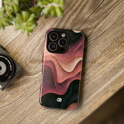 Rose Contour Waves · Tough Phone Case for iPhone · Pink