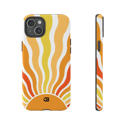 Amber Solar Waves · Tough Phone Case for iPhone