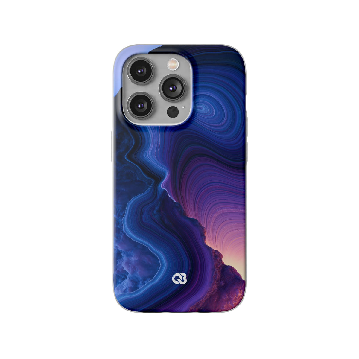 Radiant Strata · Lite Phone Case for iPhone ·  Blue