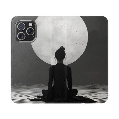 Moonlit Silence - iPhone 15 Pro Max Case - Wallet