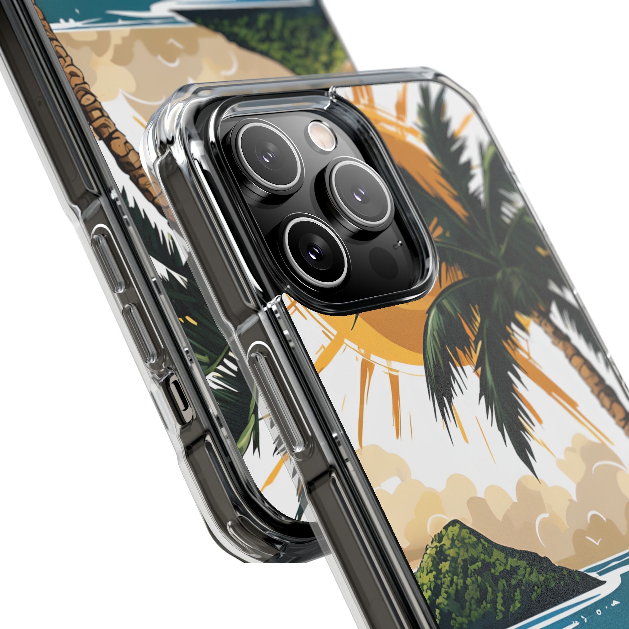 Sunny Palm Breeze iPhone 14 Pro Max Case - Impact