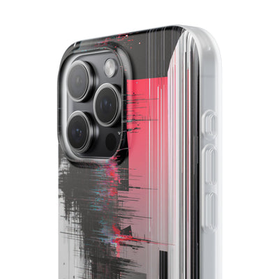Black Lite Phone Case for iPhone - Crimson Data Leak