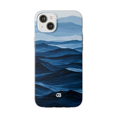 Blue Lite Phone Case for iPhone - Cobalt Ridge Tides
