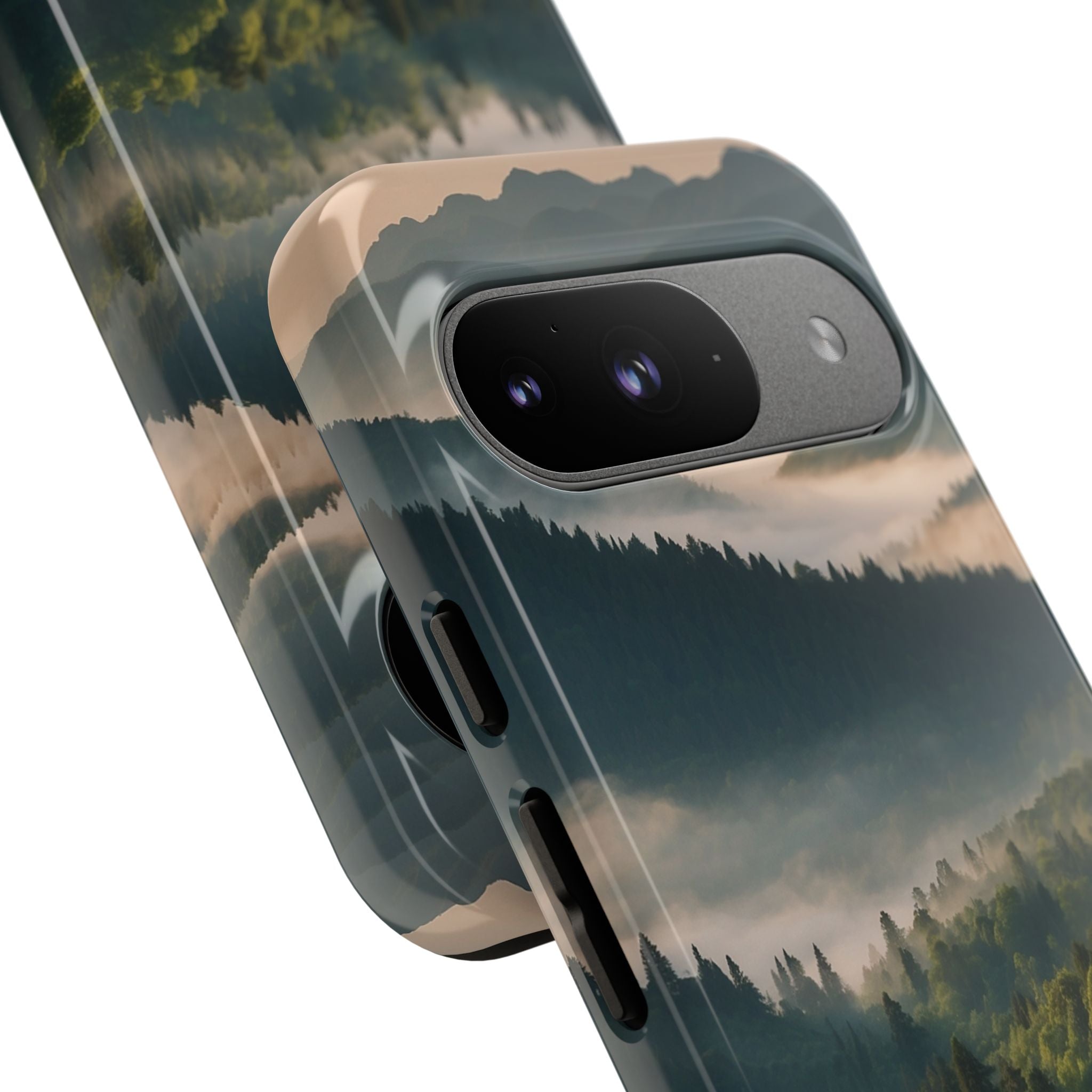 Foggy Mountain Ridge · Tough Phone Case for Google Pixel