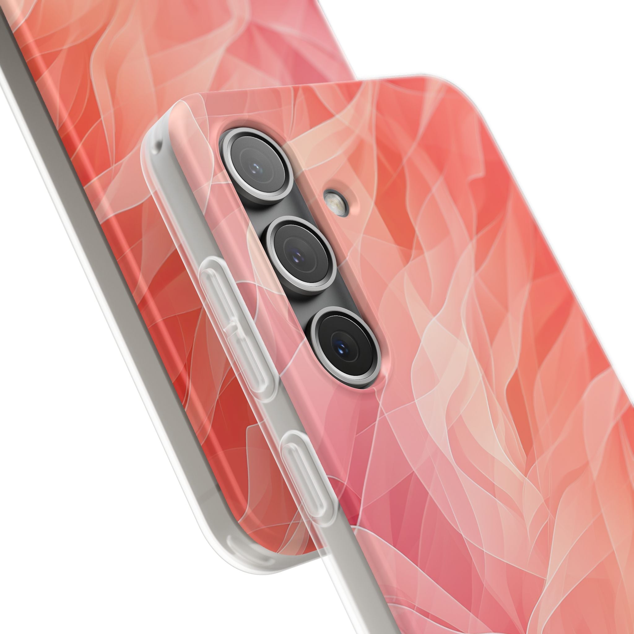 Peach Wave Drift Samsung S24 Case - Soft