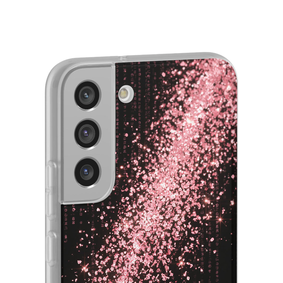 Rose Digital Cascade · Lite Phone Case for Samsung · Pink