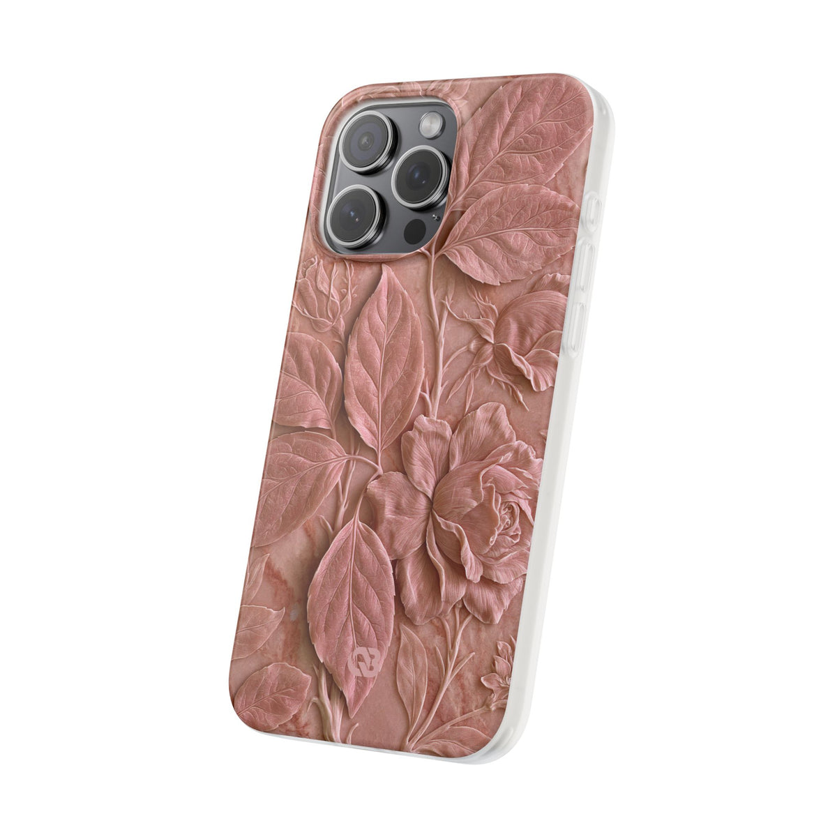 Blush Rose Relief · Lite Phone Case for iPhone ·  Pink