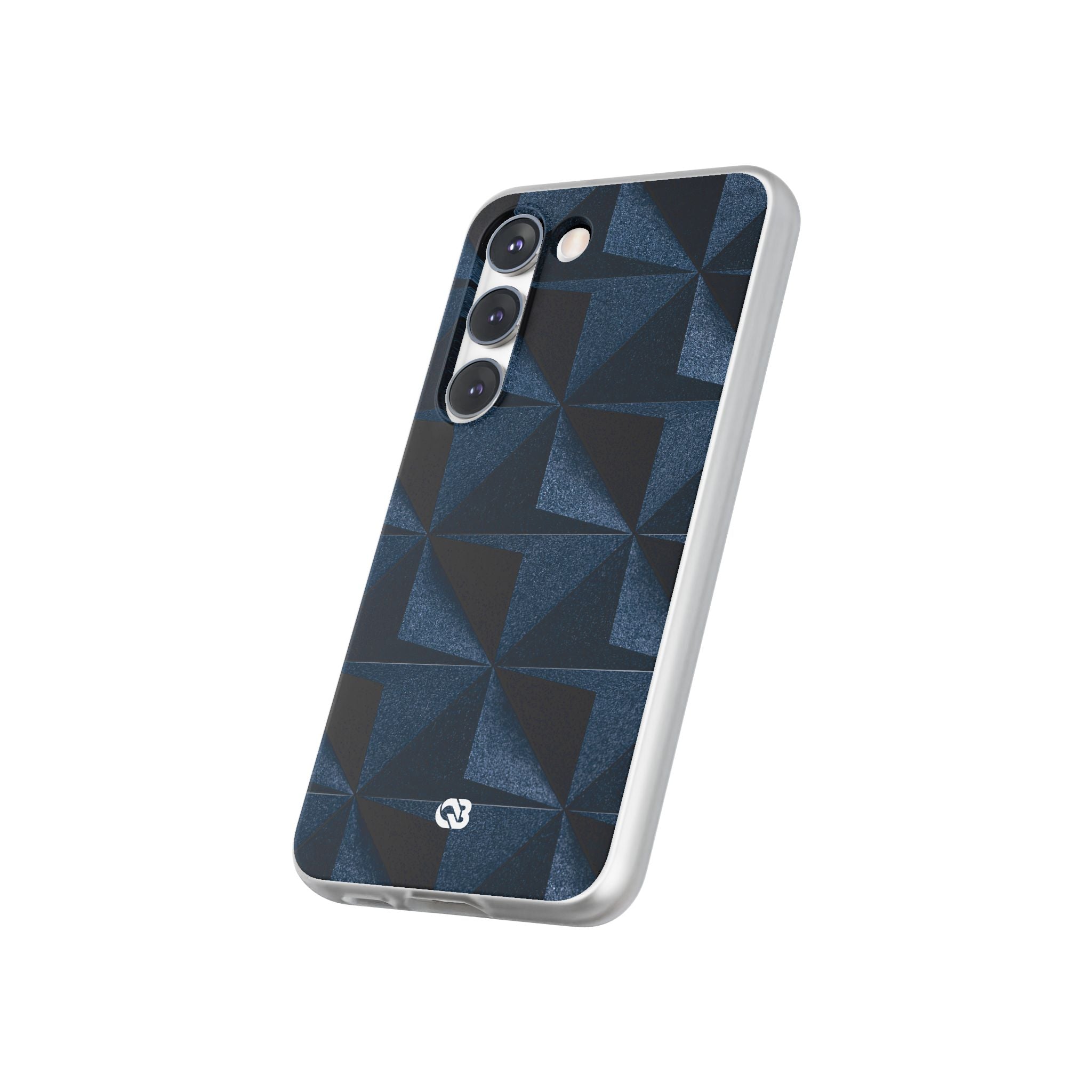 Blue Lite Phone Case for Samsung - Indigo Basalt Facets