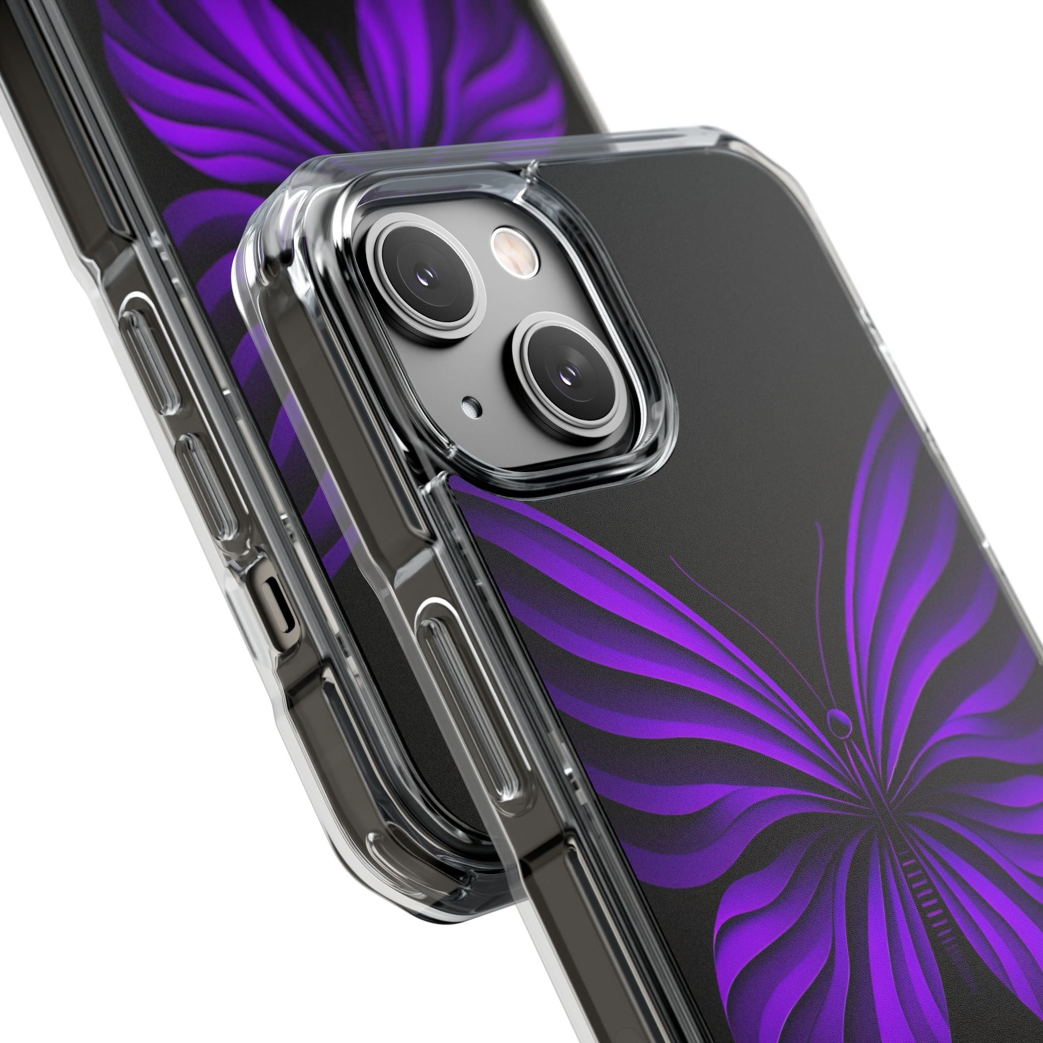 Violet Monarch iPhone 14 Case - Impact